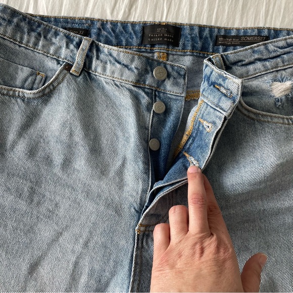 Tailor Made | Mid-Thigh High-Rise Denim Short - Size 31 - Picture 3 of 7